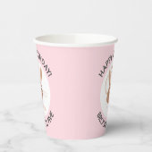 Schattigee lange oren jerboa gepersonaliseerde ver papieren bekers (Links)