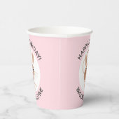 Schattigee lange oren jerboa gepersonaliseerde ver papieren bekers (Rechts)