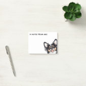 Schattigee langharige driekleur Chihuahua Post-it® Notes (Kantoor)