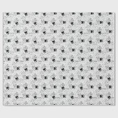 Schattigee langharige teckel worst hond cadeaupapier (Vlak)