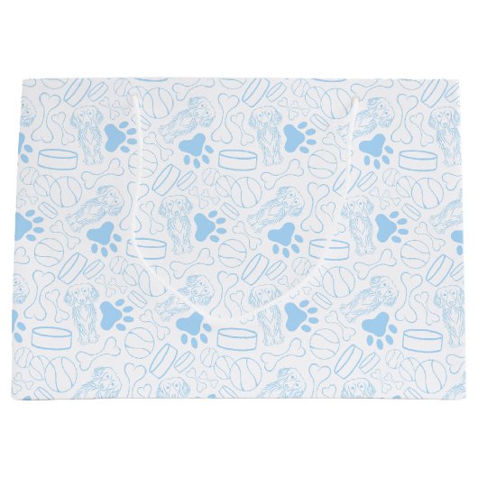 Schattigee langharige teckel worst hond groot cadeauzakje (Voorkant)