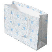 Schattigee langharige teckel worst hond groot cadeauzakje (Achterkant Gekanteld)