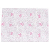 Schattigee langharige teckel worst hond groot cadeauzakje (Achterkant)