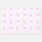 Schattigee langharige teckel worst hond inpakpapier vel (Voorkant 3)