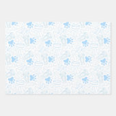 Schattigee langharige teckel worst hond inpakpapier vel (Voorkant 2)