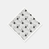 Schattigee langharige teckel worst hond servet (Hoek)