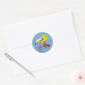 Schattigee langoesten kreeft zomer ronde sticker (Envelop)