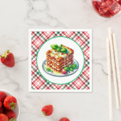 Schattigee Lasagna liefhebbers dineren Servet (Insitu)