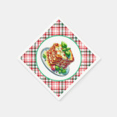 Schattigee Lasagna liefhebbers dineren Servet (Hoek)