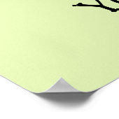 Schattigee lasagne Italiaans eten bedrijf Poster (Hoek)