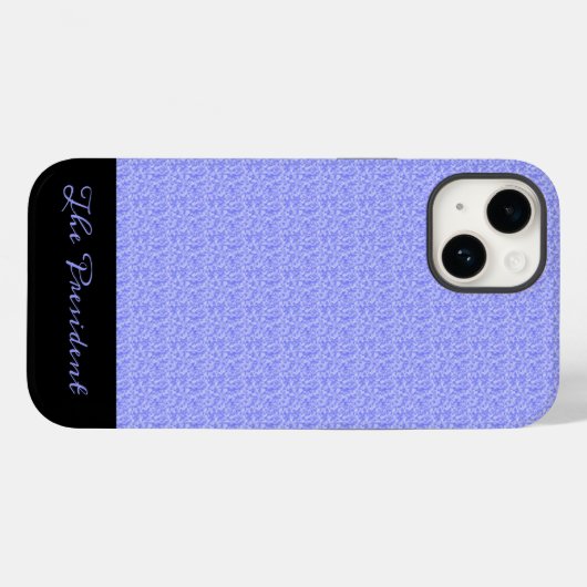 Schattigee lavendel blauw en elegant Case-Mate iPhone case (Achterkant (horizontaal))