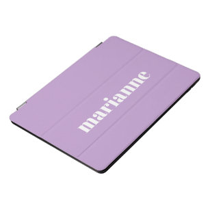 Schattigee Lavendel Paarse Effen Kleur Gepersonali iPad Pro Cover