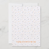 Schattigee lavendel Waterverf Twins Ghost Baby sho Kaart (Achterkant)