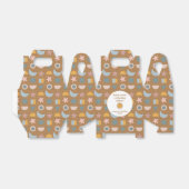 Schattigee leeuw baby dier aangepaste verjaardag d bedankdoosjes (Uitgevouwen)