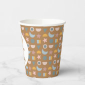 Schattigee Leeuw Baby Kinder Dier Custom Verjaarda Papieren Bekers (Links)