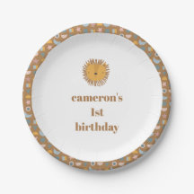 Schattigee Leeuw Baby Kinder Dier Custom Verjaarda