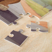 Schattigee leeuw gepersonaliseerd Kind Legpuzzel (Zijkant)