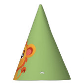 Schattigee leeuw Gezicht safari Wild oerwoud Verja Feesthoedjes (Rechts)