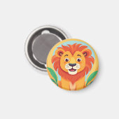 Schattigee leeuw Gezicht safari Wild oerwoud Verja Magneet (Voorkant / Achterkant)