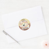 Schattigee leeuw Stickers (Envelop)