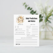 Schattigee Leeuwenkoning Baby Voorspellingen en Ad (Staand voorkant)
