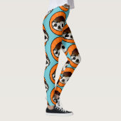 SCHATTIGEE LEGGINGS VAN HET GRAFISCH PATROON VAN D (Rechts)