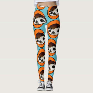 SCHATTIGEE LEGGINGS VAN HET GRAFISCH PATROON VAN D