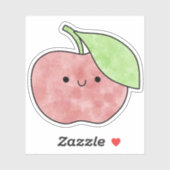 Schattigee lekkere appel sticker (Vel)