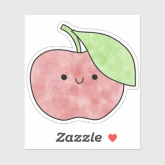 Schattigee lekkere appel sticker