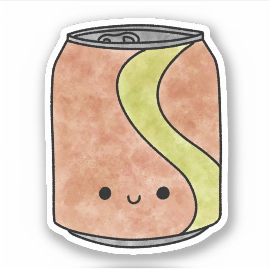 Schattigee lekkere coke sticker (Voorkant)