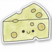 Schattigee lekkere kaas sticker (Voorkant)