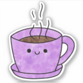Schattigee lekkere koffie sticker (Voorkant)