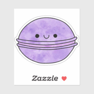 Schattigee lekkere macaron sticker