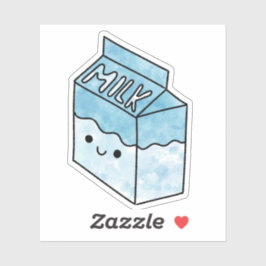 Schattigee lekkere melk sticker