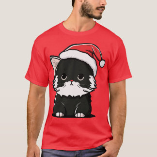 Schattigee lelijke kerstkat cadeau grappige kat ke t-shirt