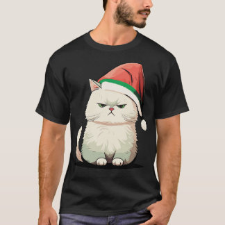 Schattigee lelijke kerstkat cadeau grappige kat ke t-shirt