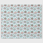 Schattigee lelijke kersttruien cadeaupapier (Vlak)