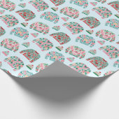 Schattigee lelijke kersttruien cadeaupapier (Hoek)