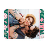 Schattigee lelijke trui eerste kerst getrouwd magneet (Horizontaal)