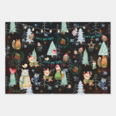 Schattigee lelijke trui kerstfeest inpakpapier vel (Voorkant)