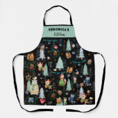 Schattigee lelijke trui kerstfeest schort (Voorkant)