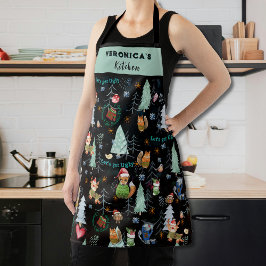 Schattigee lelijke trui kerstfeest schort