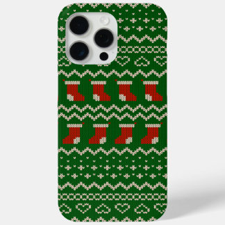 Schattigee lelijke trui Pattern Christmas iPhone 15 Pro Max Hoesje