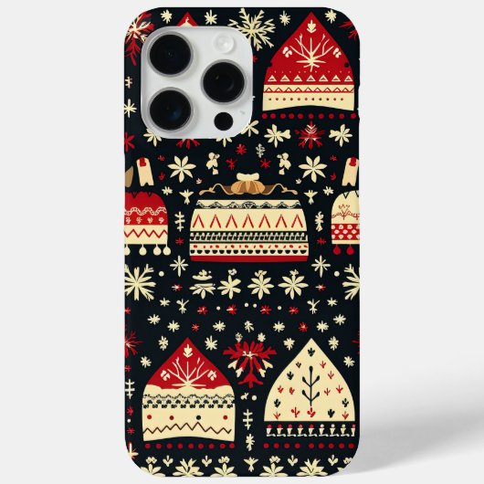 Schattigee lelijke trui Pattern Christmas Case-Mate iPhone Case (Achterkant)