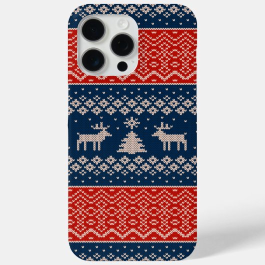 Schattigee lelijke trui Pattern Christmas Case-Mate iPhone Case (Achterkant)