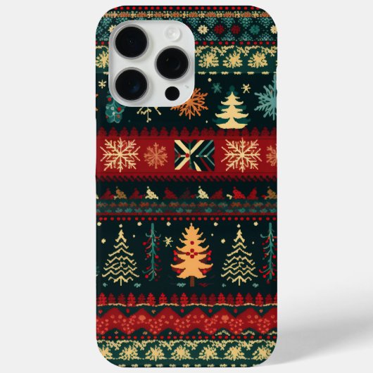 Schattigee lelijke trui Pattern Christmas Case-Mate iPhone Case (Achterkant)