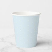 Schattigee Lemon 1e Verjaardag Blue Paper Cups Papieren Bekers (Achterkant)