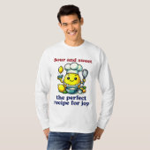 Schattigee Lemon Chef Bakken Joyful Delights T-shirt (Voorkant volledig)