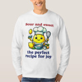 Schattigee Lemon Chef Bakken Joyful Delights T-shirt (Voorkant)