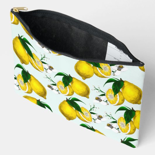 Schattigee Lemon Cosmetic Bag Etui (Open)